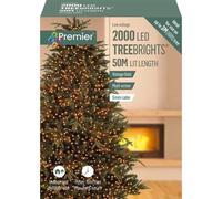 2000 LED Multi-Action TreeBrights Christmas Tree Lights with Timer VINTAGE GOLD