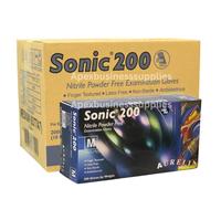 2000 Medium Blue Nitrile Gloves Sonic 200 | Multipurpose, Examination Powder Free And Latex Free Nitrile Disposable Gloves Bulk | Medical & Food Grade Gloves | 10 Box Of 200 Disposable Gloves
