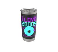 2000 Party Outfit - Vinyl I Love 2000s Stainless Steel Insulated Tumbler