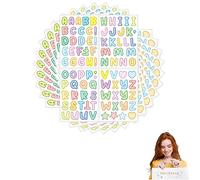 2000 Pcs Letter Stickers Alphabet Stickers, Alphabet Number Stickers Colorful Adhesive Letter Stickers Gift Alphabet Sticker, Capital Letter Decals Vinyl Letter Stickers