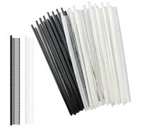 2000 Pcs Mini Stitch Gun Fasteners Kit, 0.18 inch Extra Fine Stitch Gun Fasteners (1000 Black and 1000 White) NOT for Standard