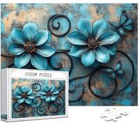 2000 pcs Piece Jigsaw Puzzles for Adults Abstract Puzzle Flowers Pattern Design, Piece Puzzle Educational Games, DIY Adult Crafts with Gift Box, Beautiful Decoration Gifts for Women, 100x70cm,Model239