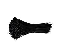 2000 Pcs Self-Locking Plastic Cable Ties, Black and White, Nylon Quick-fix Rings, Wrapping Straps. for Home Workshop and Outdoor Use(3x150mm)