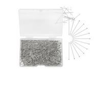 2000 Pcs Sewing Pins, Fine Straight Pins, Dressmaker Pins, 1 Inch Flat Head Pins for Crafts, Sewing, Jewelry, Quilting (2000)