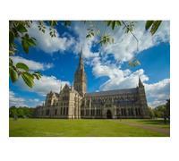 2000-piece adult jigsaw puzzle - Salisbury Cathedral, England | Family challenge game toy | Gift idea