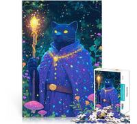 2000 Piece Adult Puzzles Black Cat Wizard Spielzeug Lernspiele Stressabbau eignet sich ideal als Geschenk für die ganze Familie70x100cm