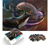2000 Piece Adult Puzzles Deer Soul Trainieren Sie Ihr Gehirn und Ihre Hände Angebot als Geschenk für die ganze Familie70x100cm
