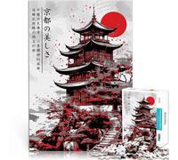 2000 Piece Adult Puzzles Japanese Pagoda Art Print Stressabbau Staycation Zeit totschlagen tolles Geschenk70x100cm