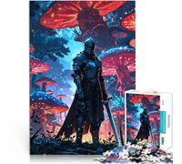 2000 Piece Adult Puzzles Knight in Enchanted Fungi Forest Lernspiele Heimdekoration Künstlersammlung, Bildende Kunst70x100cm