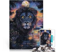 2000 Piece Adult Puzzles “Painting Lion” Made of cardboard,for age 14+ Anti-Stress Toys because it is ideal as a gift for the whole family。size:70x100cm/27.5x39.3inch
