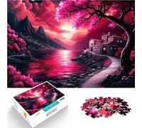 2000 Piece Adult Puzzles The Cherry Blossom River Anspruchsvoll, aber lustig und humorvoll Geburtstagsgeschenk70x100cm