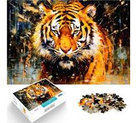 2000 Piece Adult Puzzles Tiger Made of cardboard for and from 14 years and over fun games for families Difficult Hard Gifts for Women Men 。size:70x100cm/27.5x39.3inch