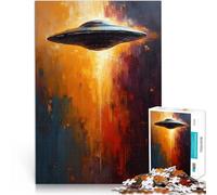 2000 Piece Adult Puzzles UFO in the Sky Lernspielzeug für die ganze Familie Einzigartige Geburtstags- und Geschenkideen70x100cm