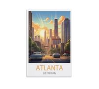 2000 Piece Classic Jigsaw Puzzle，Atlanta Georgia Challenging Puzzles, Puzzle Game for The Whole for Women, Gifts for Men, Theme 100x70cm