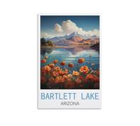 2000 Piece Classic Jigsaw Puzzle，Bartlett Lake Arizona Challenging Puzzles, Puzzle Game for The Whole for Women, Gifts for Men, Theme 100x70cm