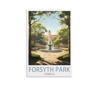 2000 Piece Classic Jigsaw Puzzle Forsyth Park Georgia Challenging Puzzles, Puzzle Game for The Whole for Women, Gifts for Men, Theme 70x100cm