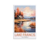 2000 Piece Classic Jigsaw Puzzle Lake Francis California Challenging Puzzles, Puzzle Game for The Whole for Women, Gifts for Men, Theme 70x100cm