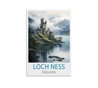 2000 Piece Classic Jigsaw Puzzle Loch Ness England Challenging Puzzles, Puzzle Game for The Whole for Women, Gifts for Men, Theme 70x100cm