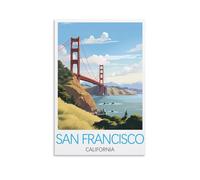 2000 Piece Classic Jigsaw Puzzle San Francisco California Posters Challenging Puzzles, Puzzle Game for The Whole for Women, Gifts for Men, Theme 70x100CM