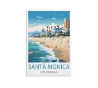 2000 Piece Classic Jigsaw Puzzle，Santa Monica California Challenging Puzzles, Puzzle Game for The Whole for Women, Gifts for Men, Theme 100x70cm