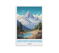 2000 Piece Classic Jigsaw Puzzle,Sawtooth Mountains Idaho Challenging Puzzles, Puzzle Game for The Whole for Women, Gifts for Men, Theme 100x70cm