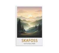 2000 Piece Classic Jigsaw Puzzle Skafoss National Park Challenging Puzzles, Puzzle Game for The Whole for Women, Gifts for Men, Theme 70x100cm
