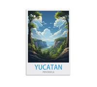 2000 Piece Classic Jigsaw Puzzle Yucatan Peninsulas Challenging Puzzles, Puzzle Game for The Whole for Women, Gifts for Men, Theme 70x100cm