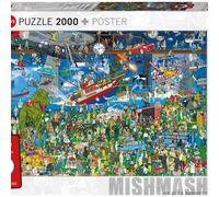 2000 Piece Jigsaw Puzzle - Film History (Puzzle + Poster) Heye
