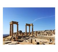 2000 Piece Jigsaw Puzzle for Adults, Ancient Greek Ruins, Mediterranean Doric Order Architecture Jigsaw Puzzle, Challenge Educational Game Toy for Teens