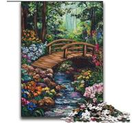 2000 Piece Jigsaw Puzzle for Adults And Teenagers Autumn Wooden Bridge Educational Stress Relief Toy Gifts for Friends And Family 70x100cm
