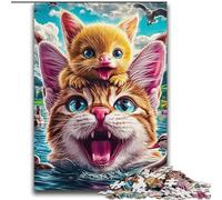 2000 Piece Jigsaw Puzzle for Adults And Teenagers Cats And Kittens Educational Family Game Is Ideal As Gifts for The Whole Family for 14+ 70x100cm