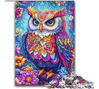 2000 Piece Jigsaw Puzzle for Adults And Teenagers Color Owl,learning Educational Is Ideal As A Gift for The Whole Family 70X100CM
