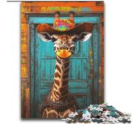 2000 Piece Jigsaw Puzzle for Adults And Teenagers Giraffe Art Educational Stress Relief Toy Gifts for Friends And Family 70x100cm