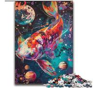 2000 Piece Jigsaw Puzzle for Adults And Teenagers Goldfish in The Water Charcoal Art Staycation Kill Time for Home Decoration 70x100cm
