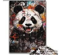 2000 Piece Jigsaw Puzzle for Adults And Teenagers Graffiti Art Panda for And from 14 Years And over Play Toys Because It Is Ideal As A Gift for The Whole Family 70x100cm