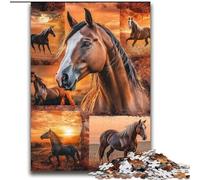 2000 Piece Jigsaw Puzzle for Adults And Teenagers Horse Collage Educational Family Game Is Ideal As Gifts for The Whole Family for 14+ 70x100cm