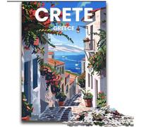 2000 Piece Jigsaw Puzzle for Adults And Teenagers Island of Crete, for And from 14 Years And over Educational Learning Toys Family Games Birthday Present 70x100cm