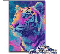 2000 Piece Jigsaw Puzzle for Adults And Teenagers Mysterious Tiger Staycation Kill Time with Fully Interlocking Randomly Shaped Pieces 70x100cm