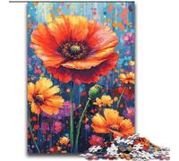 2000 Piece Jigsaw Puzzle for Adults And Teenagers Poppy Flowers for And from 14 Years And over Play Toys Because It Is Ideal As A Gift for The Whole Family 70x100cm