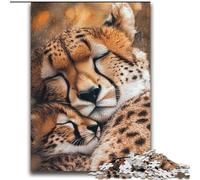2000 Piece Jigsaw Puzzle for Adults And Teenagers Prairie Cheetah for And from 14 Years And over Play Toys Because It Is Ideal As A Gift for The Whole Family 70x100cm