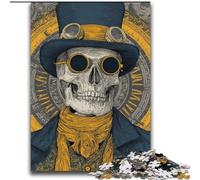 2000 Piece Jigsaw Puzzle for Adults And Teenagers Skeleton Art Staycation Kill Time with Fully Interlocking Randomly Shaped Pieces 70x100cm