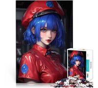 2000 Piece Jigsaw Puzzle for Adults Anime Girl in Red Uniform Waifu Analyse und Logik Geschenk zum Geburtstag70x100cm