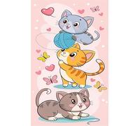 2000 Piece Jigsaw Puzzle for Adults Cartoon Cat - Fun Challenges & Brainteasing Adult Jigsaws - Puzzle Games 2000 Piece