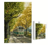 2000 Piece Jigsaw Puzzle for Adults, City & Car Premium Wooden Puzzles with Poster, Classic Cut, Interlocking Pieces for Home Decor & Mindfulness 30 x 41 in - Aged 14+ Only (Not a Toy) P3#957