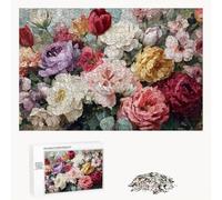 2000 Piece Jigsaw Puzzle for Adults, Colorful & Flower Premium Wooden Puzzles with Poster, Classic Cut, Interlocking Pieces for Home Decor & Mindfulness 30 x 41 in - Aged 14+ Only (Not a Toy) P3#197