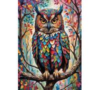 2000 Piece Jigsaw Puzzle for Adults Colorful Owl - Fun Challenges & Brainteasing Adult Jigsaws - Puzzle Games 2000 Piece