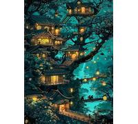 2000 Piece Jigsaw Puzzle for Adults Fantasy Scenery - Fun Challenges & Brainteasing Adult Jigsaws - Puzzle Games 2000 Piece