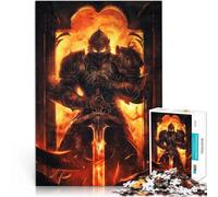 2000 Piece Jigsaw Puzzle for Adults “Fire with the Knight” Made of cardboard，for and 14 years and over Train your brain and your hands Suitable for desktop decoration。size：70x100cm/27.5x39.3inch