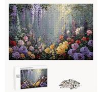2000 Piece Jigsaw Puzzle for Adults, Flower & Forest Premium Wooden Puzzles with Poster, Classic Cut, Interlocking Pieces for Home Decor & Mindfulness 30 x 41 in - Aged 14+ Only (Not a Toy) P3#182