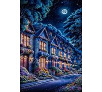 2000 Piece Jigsaw Puzzle for Adults Moon City Streets - Fun Challenges & Brainteasing Adult Jigsaws - Puzzle Games 2000 Piece